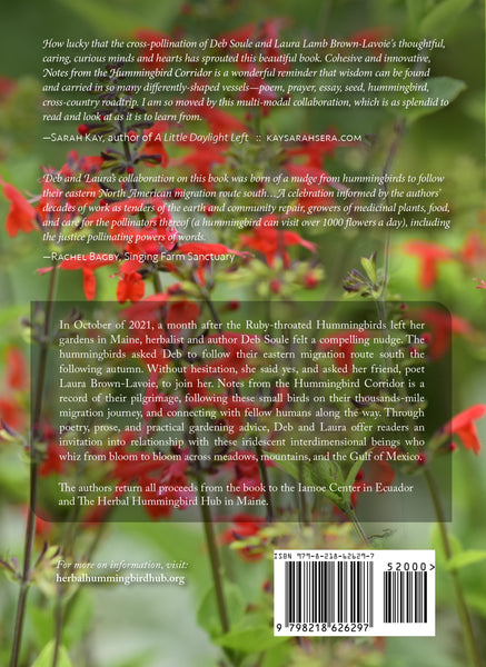 Notes from the Hummingbird Corridor: Poetry, Prose & Planting for Pollinators