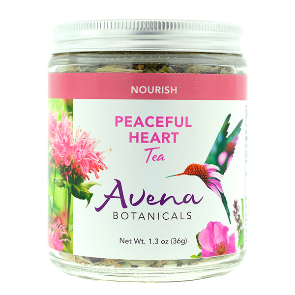 The Open Heart | Soothing + Calming Relaxation Tea | Rose and Medicinal Flowers | Organic Olivia